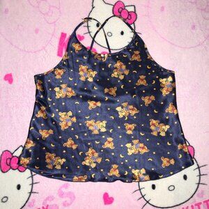 vintage teddy bear lingerie sleep top